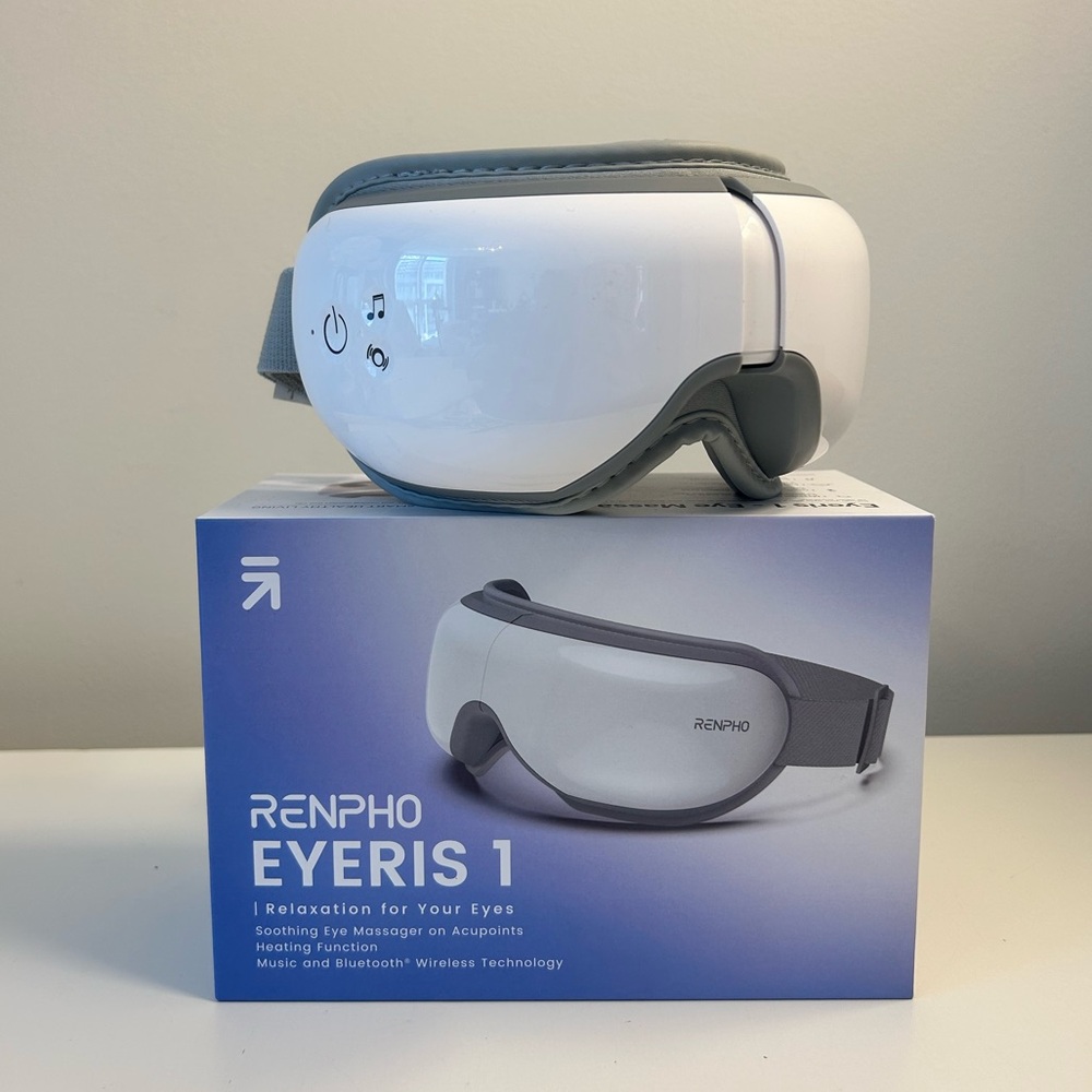 Bluetooth Eye Mask with Heat - RENPHO Eyeris 1, never used.